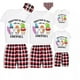thumbnail image 1 of Pijamas familiares a juego de Navidad, conjuntos de Pijamas cortos grises, My Gnomies, en julio, 1 of 3
