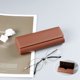 thumbnail image 2 of Estuche rígido para anteojos Estuche portátil liviano para mujeres, hombres, un color castaño, 2 of 4