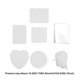 thumbnail image 2 of 1 Set Sublimation Air Freshener Blank Car Air Freshener Felt Sheet Bag Rope, 2 of 3