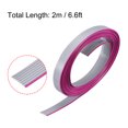 thumbnail image 2 of Cable de cinta plana IDC de 2m / 6.6ft de longitud, paso de 1.27mm, 8 pines, gris para conexión JTAG / ISP, 2 of 2