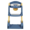thumbnail image 2 of Asiento De Entrenamiento Para Ir Al Baño Con Escalera, Reposabrazos Plegables Y Seguros, Asiento De Inodoro Para Ir Al Baño Para Niños Pequeños, Almohadillas Antideslizantes, 2 of 7
