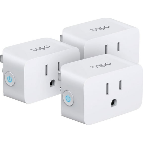 Restored TP-Link Tapo Smart Wi-Fi Plug Mini with Matter (3-pack) White (Refurbished)