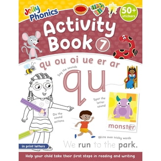 Jolly Phonics Activity Books, Set 1-7 Up Jolly Phonics Activity