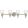 thumbnail image 2 of 45393NI Kichler Lighting Greeier - 4 Light Bath Vanity Approved for Damp Locations - with Transitional inspirations - 10.25 inches tall by 33.25, 2 of 4