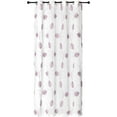thumbnail image 1 of Safdie & Co. Rideau Palmier Brodés 84L Bois de rose, 1 of 2