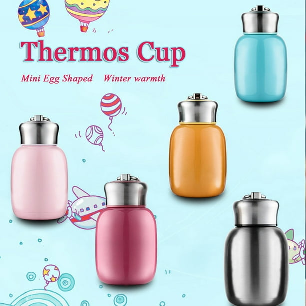 onlyliua Ofertas Del Prime Day de Hoy 2024 Taza de Agua Creativa, Taza de Barriga, Taza de Vacío de Acero Inoxidable, Forma Mini Sólida, 200 Ml
