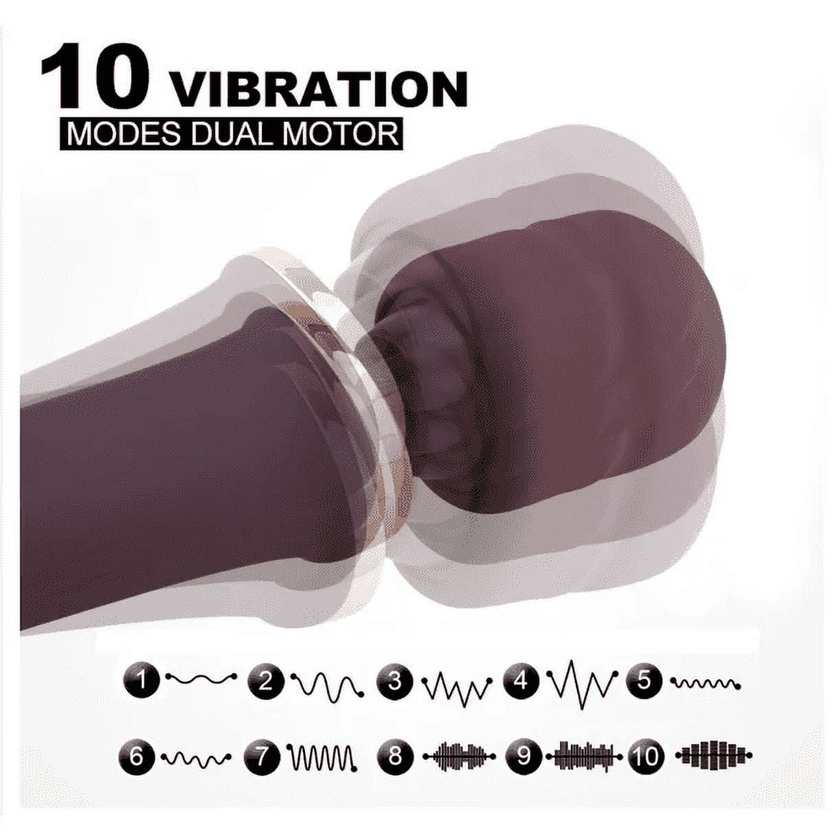 Back Massager,  Handheld Electric Massager Rechargeable Cordless Massager,Personal Massager for Women，Full Body Deep Tissue Massager for Muscles, Neck, Shoulder, Back, Leg, Foot (Purple)