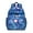 Blue-35, variant on Gothic Solar Eclipse Backpack - Waterproof & Breathable Book Bag with Chest Strap, Dark Aesthetic