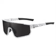 thumbnail image 1 of Gafas Deportivas Polarizadas Coloridas Espejo de Montar Gafas de Sol Al Aire Libre +Negro, 1 of 5