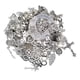 thumbnail image 2 of 3x 100 Gramos de Plata Aleatoria Abalorios de Bricolaje para Collares, Pulseras, Pendientes Y Otros Accesorios de Moda 3 piezas, 2 of 8