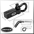 Driver Recovery Products 2 Inch Shackle Hitch Receiver with 5/8" Hitch