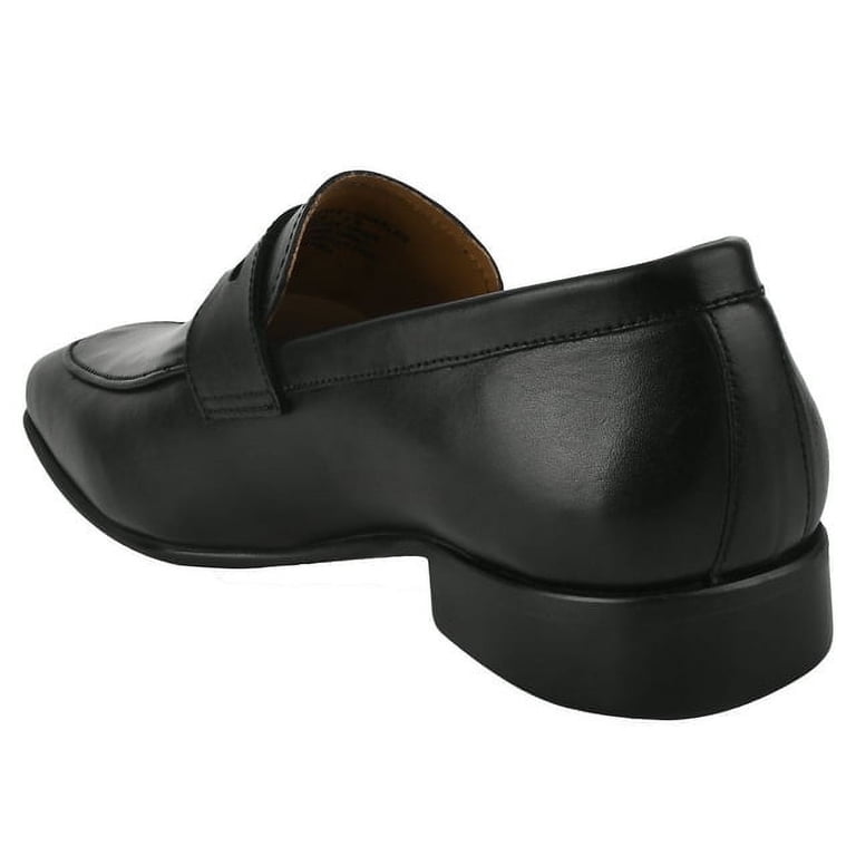LIBERTYZENO Mens Black Manmade Leather Loafers and Slip On Shoes LIBERTYZENO Mens Leather Classic Slip On Loafers casual  main image 3