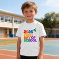 thumbnail image 6 of Kids Back To School T Shirt Crew Neck Short Sleeve Stylish Print Pullover Tops Casual Loose Summer Outfits (9 Years, White), 6 of 9