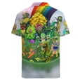 thumbnail image 4 of My Singing Monsters Island Men's Casual Button-Down Shirts Summer Short Sleeve Tee Shirt Daily Hawaiian Beach Shirt Top With Pocket, 4 of 9