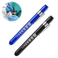 thumbnail image 2 of Aluminum Alloy Penlight Set - 2 Pcs LED Pen Flashlights for Daily Use and Medical Applications - blue+black, 2 of 8