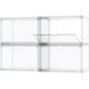 thumbnail image 1 of Vitrinas acrílicas para coleccionables, cajas de almacenamiento apilables de plástico, tapa magnética, organizador, 1 of 4