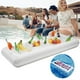 thumbnail image 1 of Table à bière gonflable portable pour piscine, plateau à bière étanche, support pour nourriture et boissons, pour fête à la piscine, barbecue, camping, 1 of 4