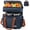 blue, variant on Insulated Lunch Bag & Lunch Box for Men - Double Deck Reusable Lunch Bag for Women Tote Cooler Bag Leakproof Soft Expandable - Large Lunchbox for Work/Adult/Picnic/Outdoor (Gray-15L)