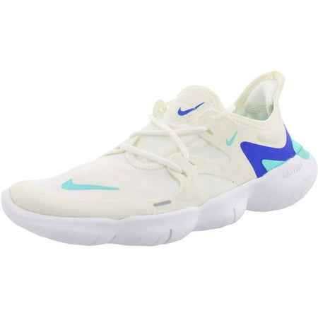 Nike Womens Free RN 5.0 Running Shoe, Sail/Aurora Green-Racer Blue, 9 | Walmart Canada