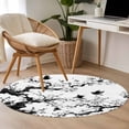 thumbnail image 4 of Round Rugs 3Ft, Chinese Painting Round Area Rug Washable Indoor Throw Carpet, Traditional Culture Cool Bird Tree Branch Small Non Slip Circle Rug for Bedroom Living Room Home Decor Aesthetic, 4 of 8