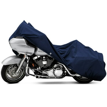 NEH Motorcycle Bike Cover Travel Dust Storage Cover Compatible with Harley Road King Classic Custom