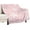 Flocons de Neige Blanc Rose, variante sur Couverture en Polaire pour Canapé Lit Rose Arbre de Noël Couverture Douce Légère Flocon de Neige Chaude pour Chambre Salon 40"x50 Pouces