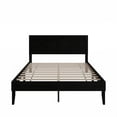Home Design Oxnard Twin Solid Wood Platform Bed Frame with X-Pattern ...