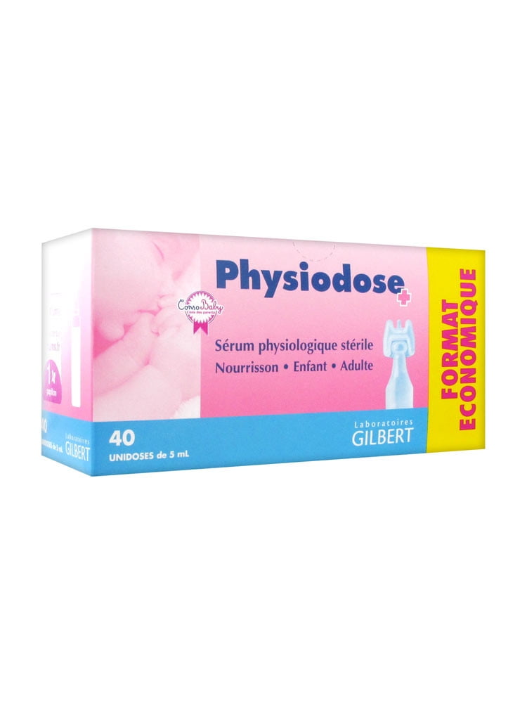 Gilbert physiodose soro fisiológico estéril 4 X 40 doses Único 