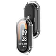 thumbnail image 4 of HEVIRGO 1PC Boîtiers de Montre Intelligente PC Protecteur d'Écran de Montre Antichoc avec Trous Précis Conception Boîtiers de Montre PC Résistant aux Chocs Couvertures de Visage de Montre Compatibles avec Xiaomi Mi Bande 8, 4 of 10