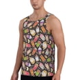 thumbnail image 2 of Gaeub Boba Milk Tea Men's Athletic Tank Top, Workout Sleeveless Shirts, Running Tank Tops for Gym, Running, Training - Small, 2 of 9