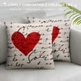 thumbnail image 3 of Nawypu  Valentine's Day Throw Pillow Covers , Buffalo Plaid Red Hearts Love You More House Love Home Decorative Pillowcases for Home Sofa Couch Cushion Decoration G417-18, 3 of 5