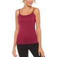 thumbnail image 3 of Blotona Women’s Camisole Yoga Tanks Tops with Built in Padded Bra Vest Cami Adjustable Spaghetti Strap Sleeveless Layered Tops, 3 of 7