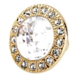 thumbnail image 1 of 30mm Round Shape Alloy Door Knob cabinet handle Embedded Rhinestone Kitchen Cupboard Wardrobe Drawer Pull Handle, 1 of 7