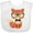 AA-White, variant on Inktastic Cute Hipster Fox Boys or Girls Baby Bib