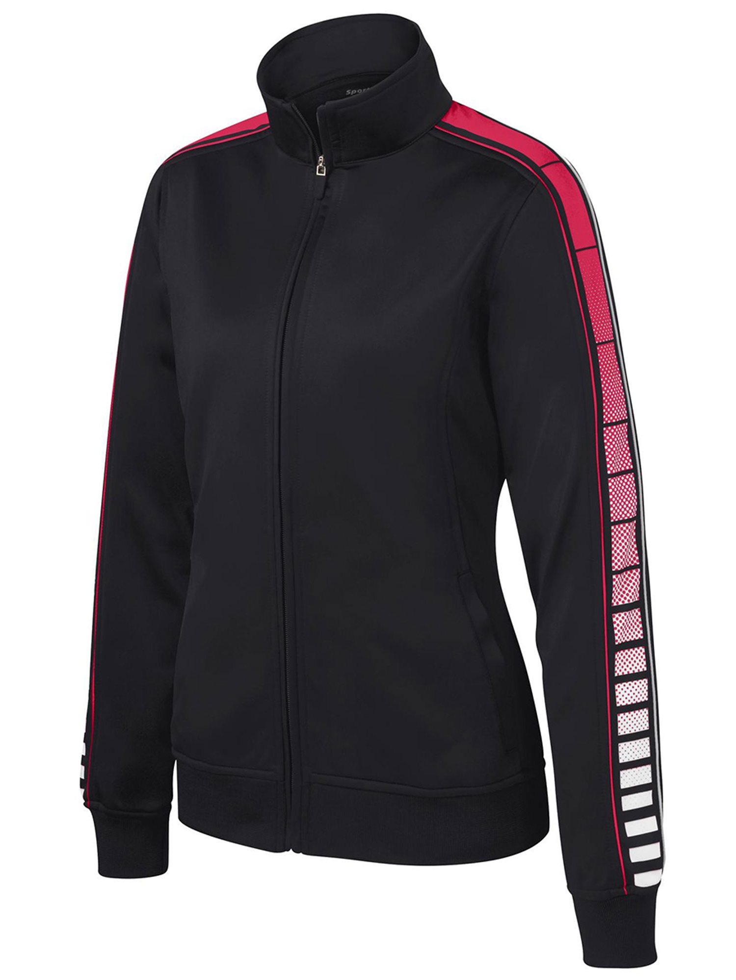 Sport Tek Women's Comfortable Tricot Track Jacket