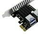 thumbnail image 2 of PCIe a PCI-E X1 4 puertos Tarjeta extendida de escritorio 1X USB 3.0 Convertidor PCIe de escritorio, 2 of 9