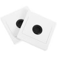 thumbnail image 3 of 2pcs Light Switch Cover Outlet Covers Wall Plate Decorative Cable Pass Through, 3 of 8