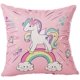 thumbnail image 2 of Funda de cojín con diseño de Hojas de Flamenco y Funda de Almohada con diseño de piña para sofá, Sala de Estar, Dormitorio, decoración del hogar, 45 x 45 cm, Juego de 4 Piezas (Lindo Unicornio), 2 of 5