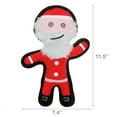 thumbnail image 2 of TUFFY® Holiday Santa, Christmas Durable Squeaky Dog Toy, 2 of 9