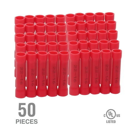 Ever Start 50-Piece Splice Automotive Connectors, Fits 22-16 Gauge Wire, UL certified