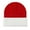 Whitered, variant on TOPTIE Beanie Hat 2-Tone Long Cuff Knit Color Block Winter Beanie Skull Cap for Men & Women-WhiteRed
