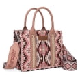 thumbnail image 4 of Bolso de mano Wrangler Boho Aztec para mujer con correa de guitarra, 4 of 7