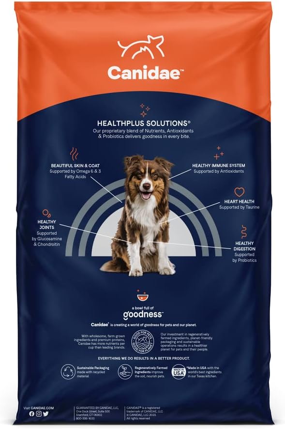 Canidae  22 lbs Pure Real Bison & Barley Recipe Dry Dog Food