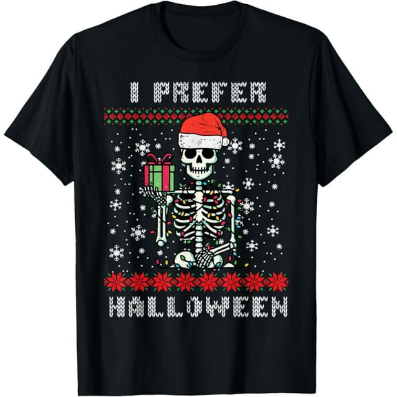 Christmas T-Shirt for Men Party Holiday Graphic Tee