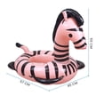 thumbnail image 4 of Flotador Inflable para Alberca The Baby Shop Cebra con agarraderas Rosa -, 4 of 6