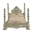 thumbnail image 3 of ACME Danae Eastern King Bed, Synthetic Leather, Champagne & Gold Finish, 3 of 5