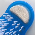 thumbnail image 4 of 2 uds (azul) masajeador de pies, ducha de baño, cepillo para lavar los pies, cepillo para zapatos, depurador limpio, exfoliar, 4 of 5