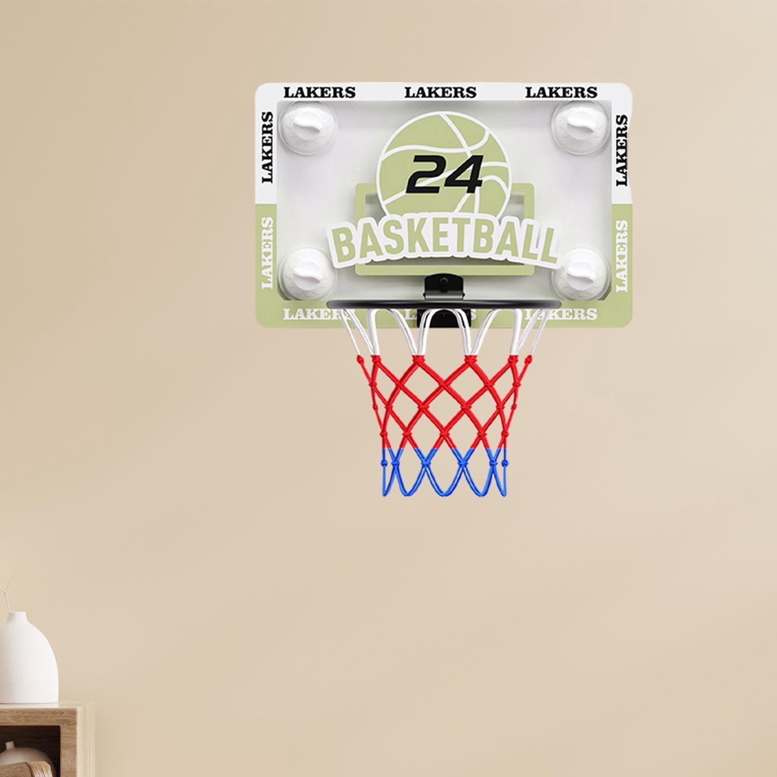 funtasica Basketball Hoop Suction Cup Foldable Easy Installation Backboard Games Wall Mounted for Outdoor Birthday Backyard Family Door Adults