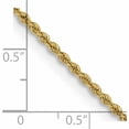 thumbnail image 5 of 14K Yellow Gold 2mm Regular Rope Chain (22 X 2) Made In Peru 014s-22, 5 of 5