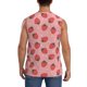 thumbnail image 4 of Fotbe Strawberries Men's Camiseta sin Mangas Estampada para Hombres, Playera Casual para Gimnasio, Entrenamiento, Playa-Large, 4 of 7